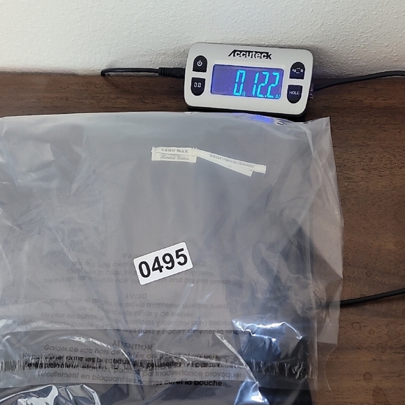 Leon Max Knit Sweater Dress Size L Black Silk Long Sleeve Ruffle Money Modest - Picture 15 of 16